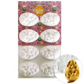 Small Geode Easter Egg Silicone Chocolate Mould