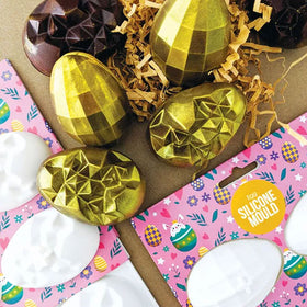 Small Geode Easter Egg Silicone Chocolate Mould