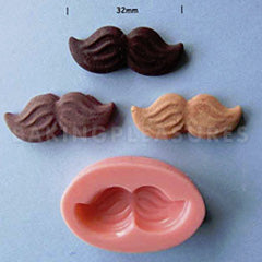 Small Moustache Silicone Mould