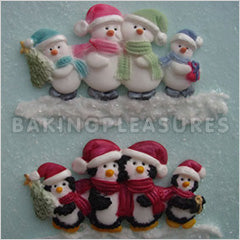 Snowman / Penguin Family Mould