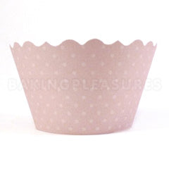 Soft Pink Cupcake Wrappers 12pcs