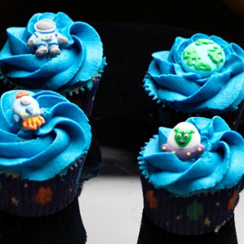 Space Edible Cupcake Toppers 10pcs