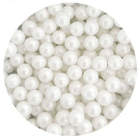 SPRINK'D | 8MM SUGAR BALLS PEARL | WHITE | 60G