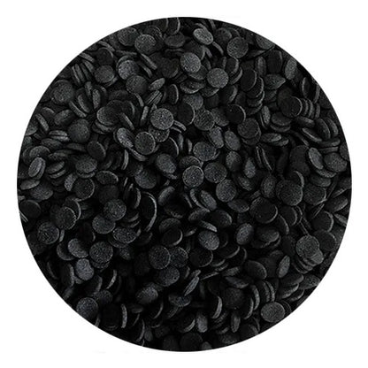 Sprinkd Black Confetti Sequins 7mm Sprinkles 90g