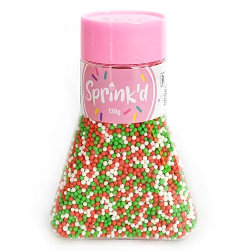 Sprinkd Christmas Nonpareils Sprinkles 130g