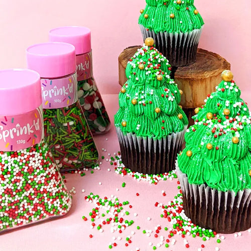 Sprinkd Christmas Nonpareils Sprinkles 130g