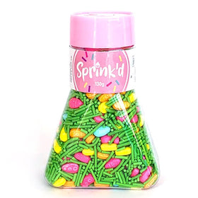 Sprinkd Easter Pastel Eggs & Green Jimmies Sprinkles 60g