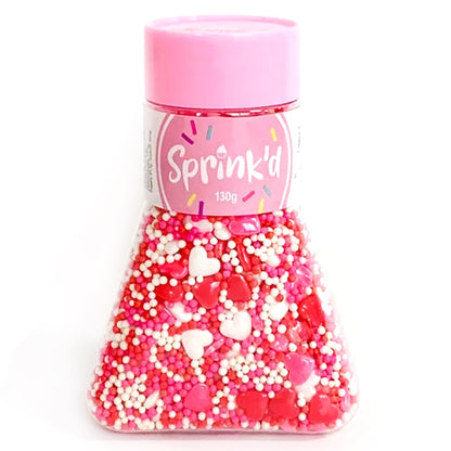 Sprinkd Heart Mix Sprinkles 130g