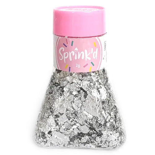 Sprinkd Loose Silver Leaf Flakes 2g