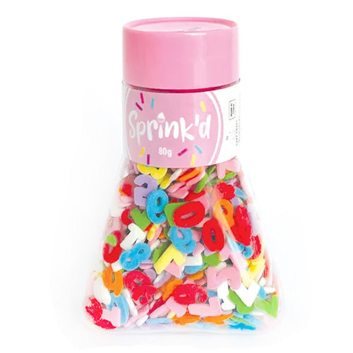 Sprinkd Mixed Numbers Sprinkles 80g