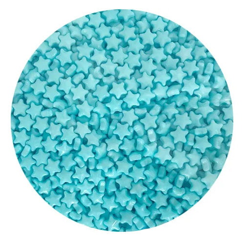 Sprinkd Pastel Blue Stars 7mm Sprinkles 100g