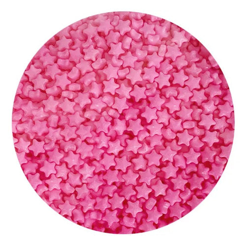 Sprinkd Candy Pink Stars 7mm Sprinkles 100g