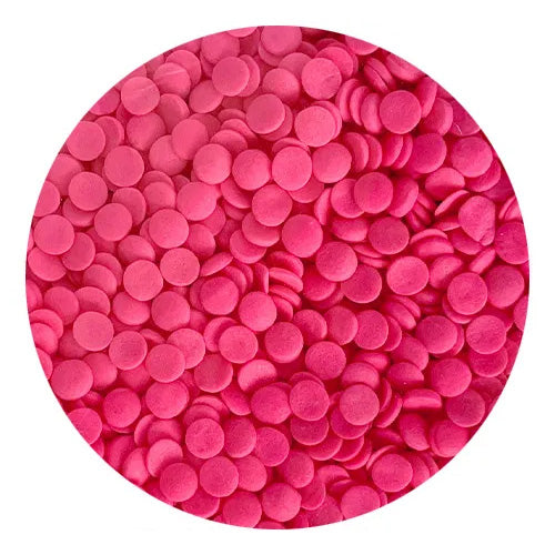 Sprinkd Bright Pink Confetti Sequins 7mm Sprinkles 90g