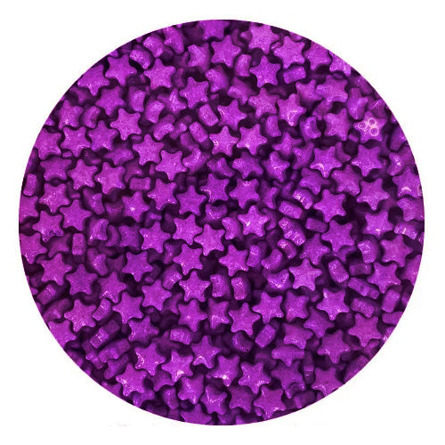 Sprinkd Purple Stars 7mm Sprinkles 100g