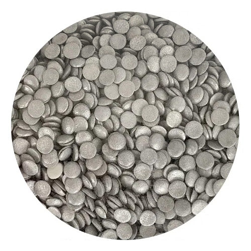 Sprinkd Silver Confetti Sequins 7mm Sprinkles 90g