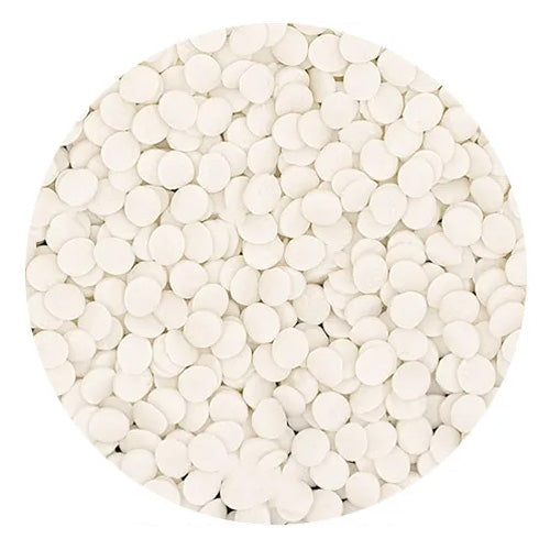 Sprinkd White Confetti Sequins 7mm Sprinkles 90g