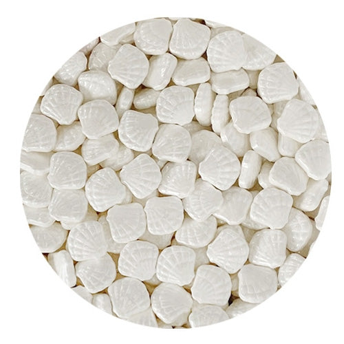 Sprinkd White Shells 13mm Sprinkles 110g