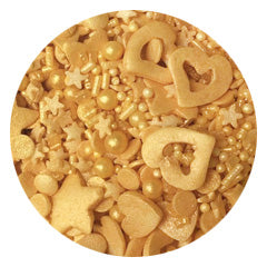 Sprinkletti Gold Mix Sprinkles 100g