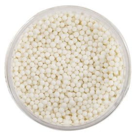 Sprinks Edible Matte White Cachous Pearl Beads 2mm 85g