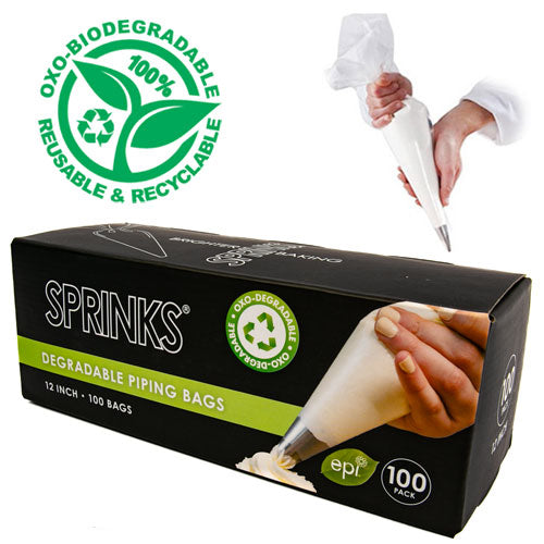 BULK OXO Biodegradable Disposable Piping Bags 12" 100pcs
