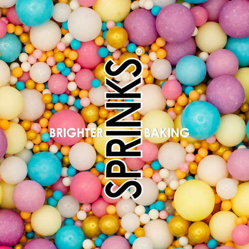 Sprinks Pastel & Gold Bubble Bubble Sprinkles 75g