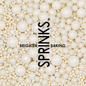 Sprinks Pearl White Bubble Bubble Sprinkles 75g