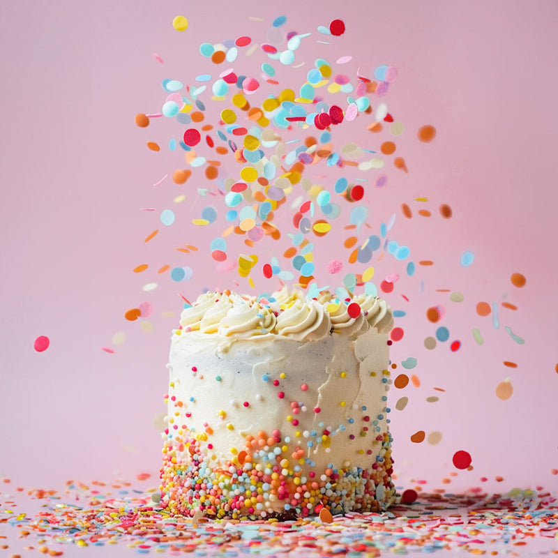 Sprinks Rainbow Confetti Edible Wafer Decorations 9g