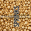 Sprinks Shiny Gold Bubble Bubble Sprinkles 65g