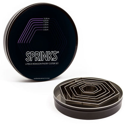 Sprinks Stainless Steel Hexagon Cutter Set 6pcs