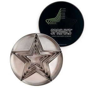 Sprinks Stainless Steel Star Cutter Set 6pcs