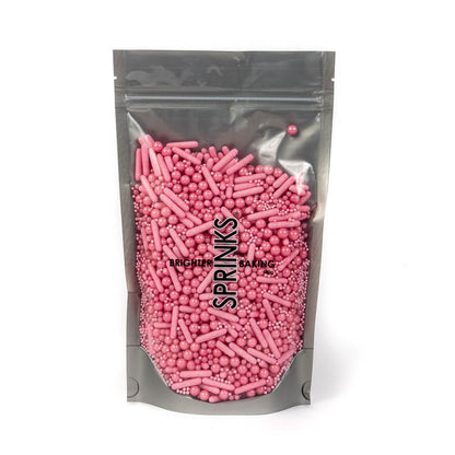 BULK Sprinks Pink Bubble & Bounce Sprinkles 500g