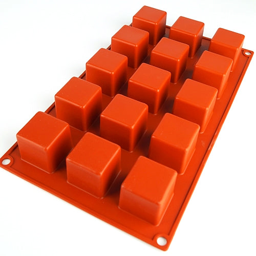 Square Cube Silicone Baking Mould 15 Cavity