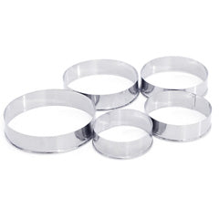 Stainless Steel Round Cutter Set 5pcs
