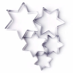 Stainless Steel Star Cutter Set 5pcs