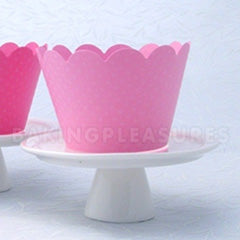 Strawberry Pink Light Cupcake Wrapper 12pcs