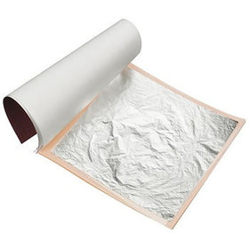 Genuine Edible Silver Leaf Transfer Sheets 5pcs