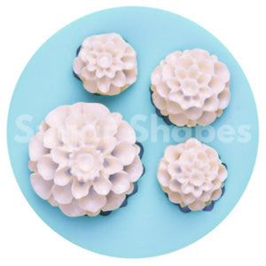 Sugar Shapes Dahlia Silicone Mould