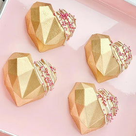 Sugar Shapes Geometric Heart Silicone Mould