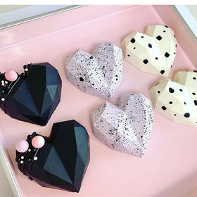 Sugar Shapes Geometric Heart Silicone Mould