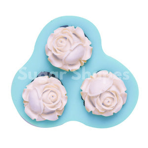 Sugar Shapes Roses Silicone Mould