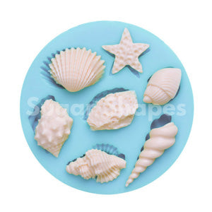 Sugar Shapes Seashells Silicone Mould