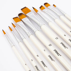 Sprinks Sugarcraft Brushes Set of 10pcs