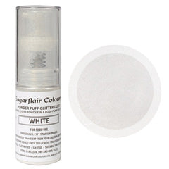 Sugarflair Edible Glitter Dust Spray White 10g
