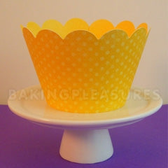 Sunshine Yellow Cupcake Wrapper 12pcs