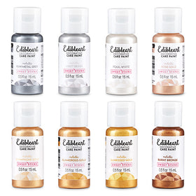 Sweet Sticks Edible Art Paint METALLIC 8 Pack 15ml