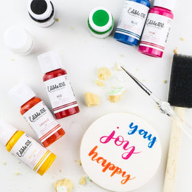 Sweet Sticks Edible Art Paint PRIMARY 8 Pack 15ml