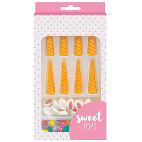 Unicorn Edible Cupcake Decorations (8 sets)