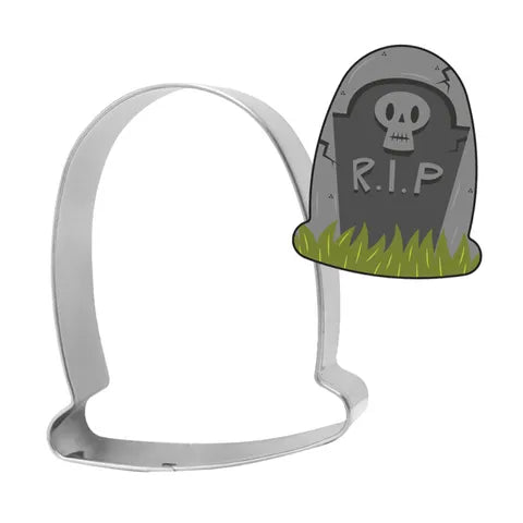 Grave Stone Tombstone RIP | Stainless Steel Cookie Cutter Halloween