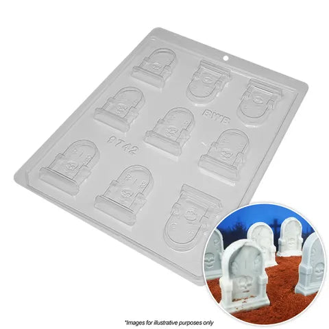 Mini Tombstone RIP Grave Stone Halloween Lollipop Chocolate Mould 1 Piece