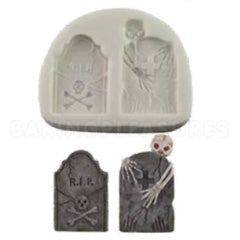 FPC Sugarcraft Halloween Tombstones Silicone Mould